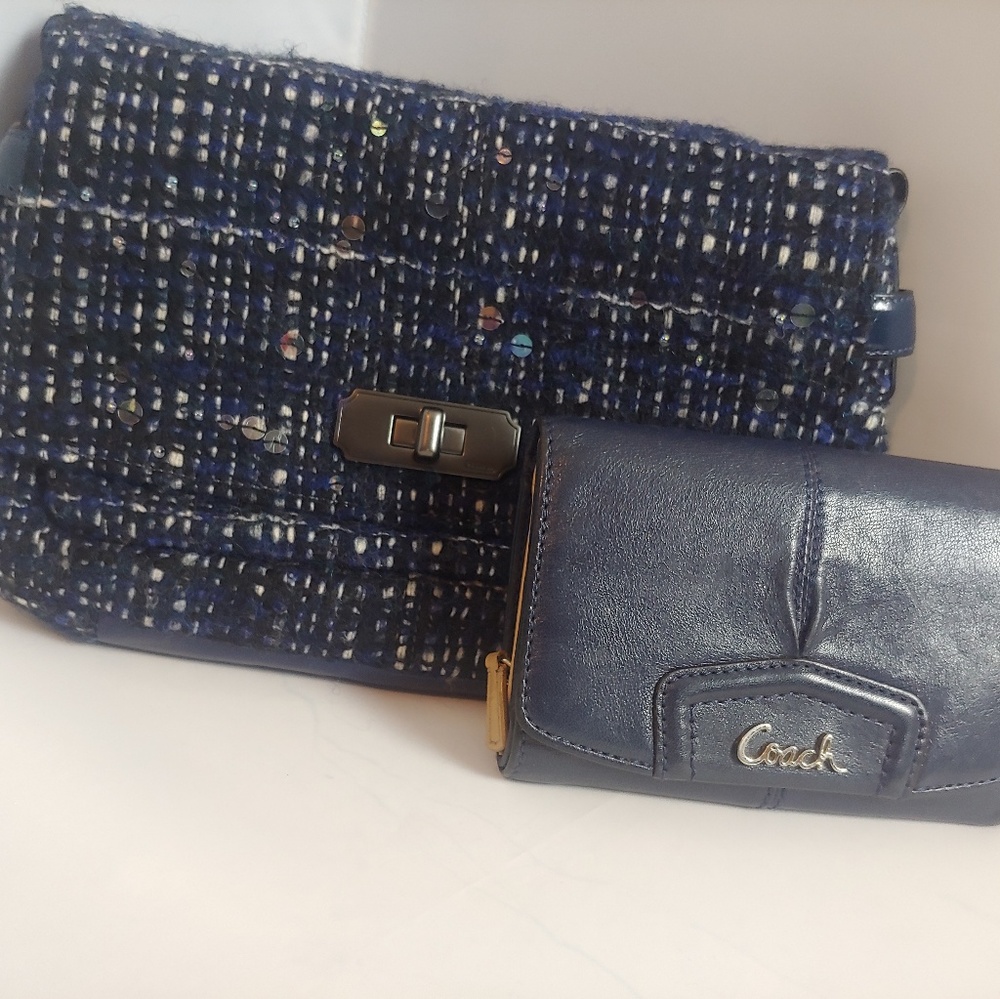 COACH CHELSEA BOUCLE FLAP HANDBAG